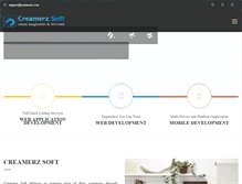 Tablet Screenshot of creamerz.com